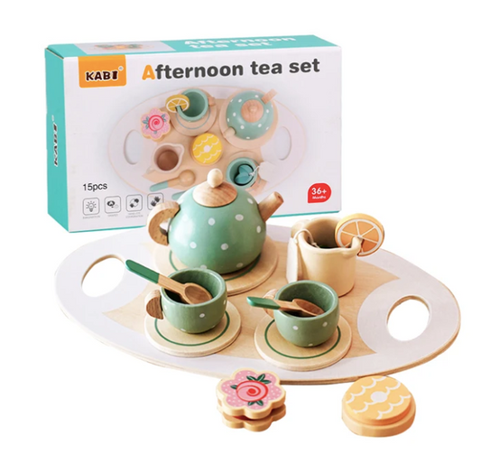 Wooden Tea Time Set