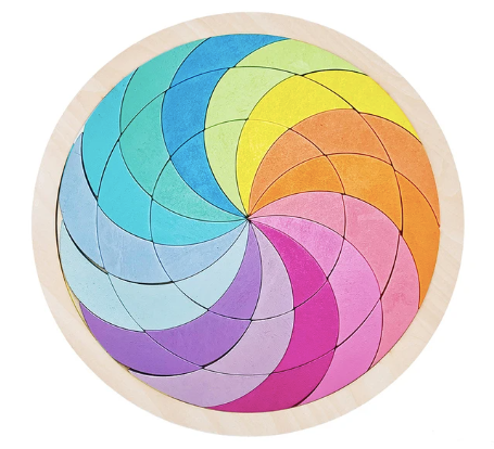 Colour Swirl: Wooden Puzzle B
