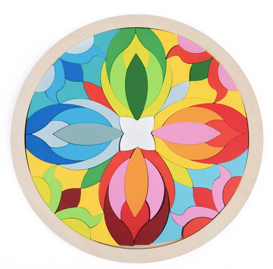 Colour Swirl: Wooden Puzzle C