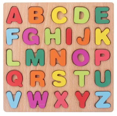 Montessori Wooden Alphabet Puzzle